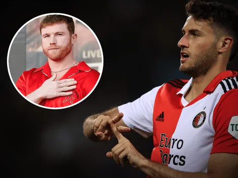 "Me agarró Canelo Álvarez": Santiago Giménez luce un ojo desfigurado