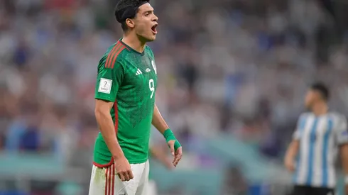 RECORD DATE NOT STATED FIFA World Cup, WM, Weltmeisterschaft, Fussball Qatar 2022 Argentina vs Mexico Raul Jimenez of M
