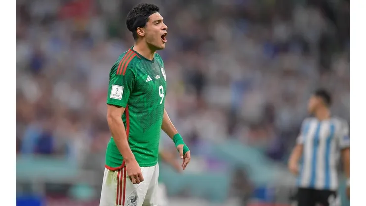 RECORD DATE NOT STATED FIFA World Cup, WM, Weltmeisterschaft, Fussball Qatar 2022 Argentina vs Mexico Raul Jimenez of M