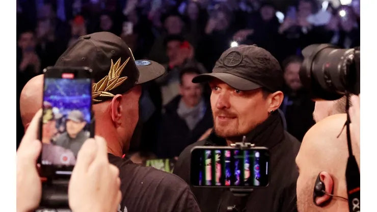 El desafío que Tyson Fury le echó a la cara a Oleksandr Usyk