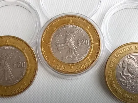 ¿Cómo reconocer la moneda de 20 pesos del "Fuego Nuevo" que vale 50 mil pesos?