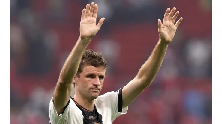 Thomas Müller tras el partido contra Costa Rica en Qatar 2022.