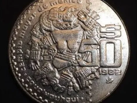 Así puedes reconocer la moneda de 50 pesos de 1982 que vale 500 mil pesos