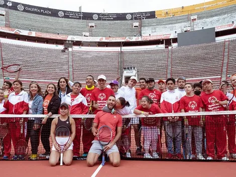 Renata Zarazúa y Santiago González pasaron una tarde especial con Atletas de Special Olympics