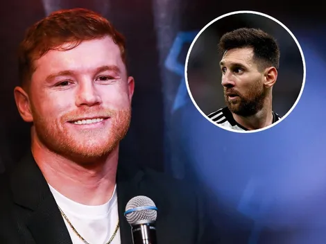 Recapacitó: Canelo Álvarez le pidió disculpas a Messi con este mensaje