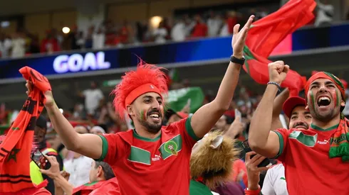 Aficionados de Marruecos esperan el pase a Octavos de Final.