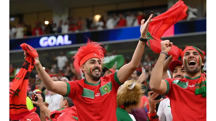 Aficionados de Marruecos esperan el pase a Octavos de Final.