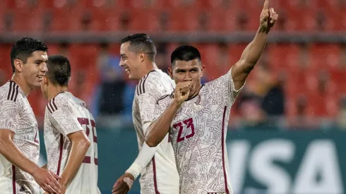 Jesús Gallardo anotó en el triunfo de 4-0 más reciente de la selección mexicana, ante Irak.