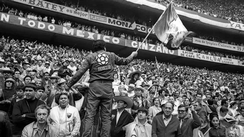 La afición mexicana en la Copa del Mundo de México 1970.