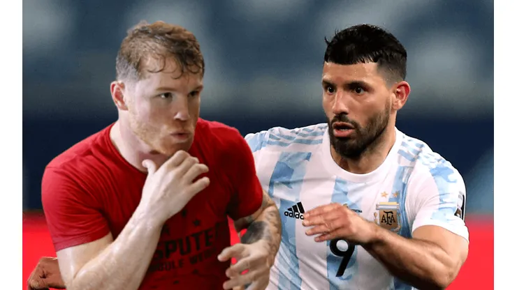 Canelo y el Kun se subieron al ring.