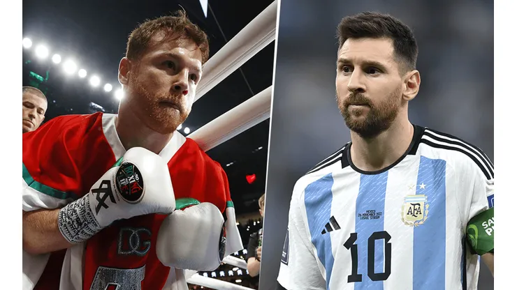 Canelo Álvarez vs. Lionel Messi, duelo de titanes