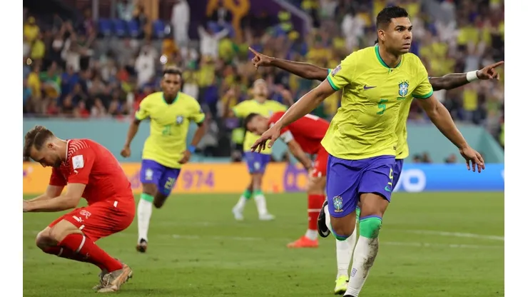 Un golazo de Casemiro le dio el triunfo a Brasil ante Suiza