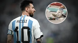 VIDEO: ¿Lionel Messi pateó la playera de México en el vestidor?