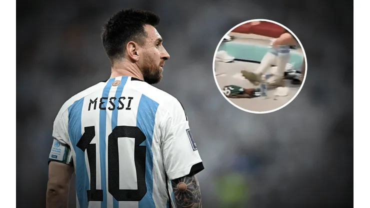 VIDEO: ¿Lionel Messi pateó la playera de México en el vestidor?
