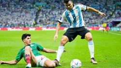 Duelo entre Kevin Álvarez de México y Marcos Acuña de Argentina.