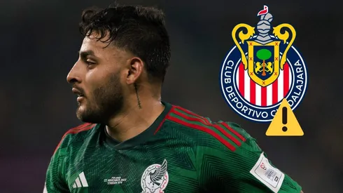 Alexis Vega, con un pie fuera de Chivas.