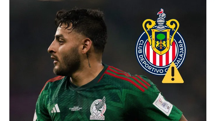 Alexis Vega, con un pie fuera de Chivas.