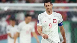 Robert Lewandowski tras fallar el penalti contra la selección mexicana.