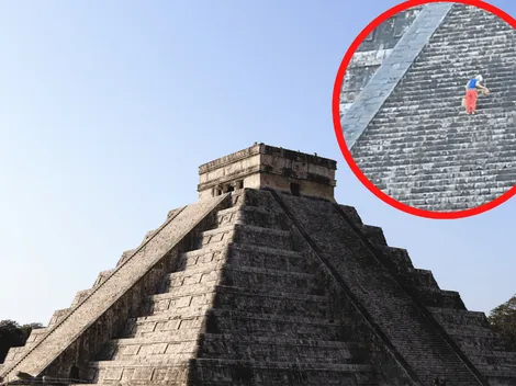 ¿De cuánto fue la multa para Lady Chichén Itzá por subir a la pirámide Maya en Yucatán?