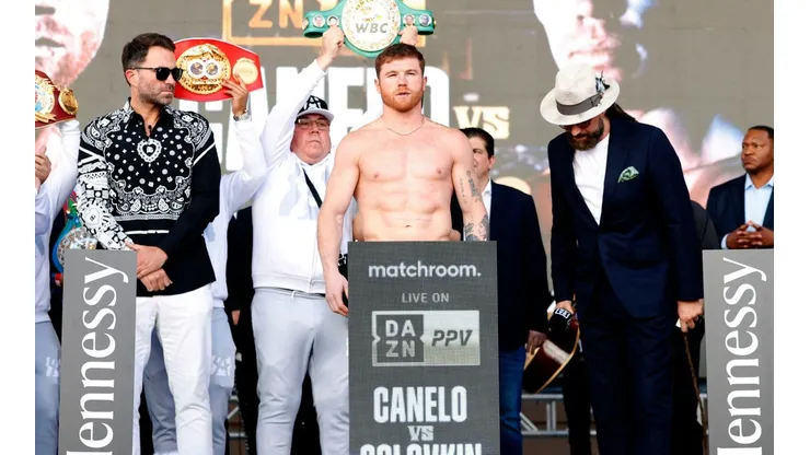 Eddie Hearn sorprendió con la que podría ser la pelea regreso de Canelo Álvarez