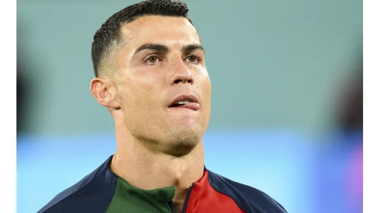 CRISTIANO RONALDO (POR) pendant les hymnes FOOTBALL : Portugal vs Ghana - Groupe H - coupe du Monde Qatar 2022 - 24/11/2