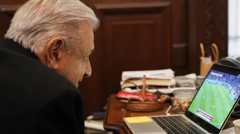 El presidente de México vio el partido del Tri.