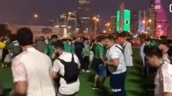 Mexicanos bailan el Payaso del Rodeo en Qatar 2022