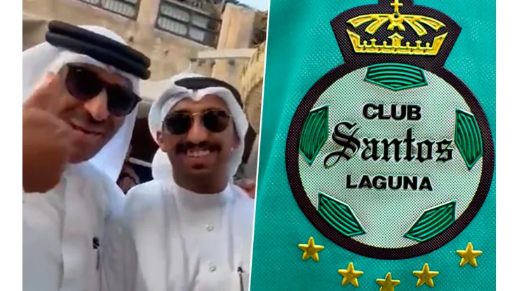 Qataríes alentaron a los Guerreros en pleno Mundial.