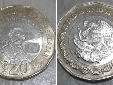 ¿Cómo reconocer la moneda de Emiliano Zapata que vale 20 mil pesos?