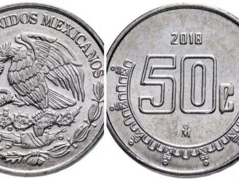 Así puedes reconocer la moneda de 50 centavos que vale casi un MILLÓN de pesos
