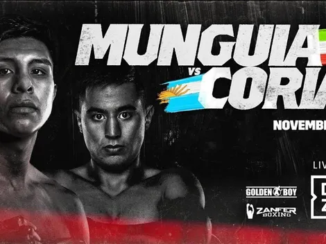 Dónde ver Jaime Munguía vs. Gonzalo Gastón Coria EN VIVO por una exhibición de boxeo