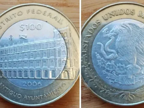 Así es la moneda de 100 pesos del Distrito Federal que vale 30 mil pesos