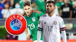 Santiago Giménez Tecatito Corona UEFA 2022