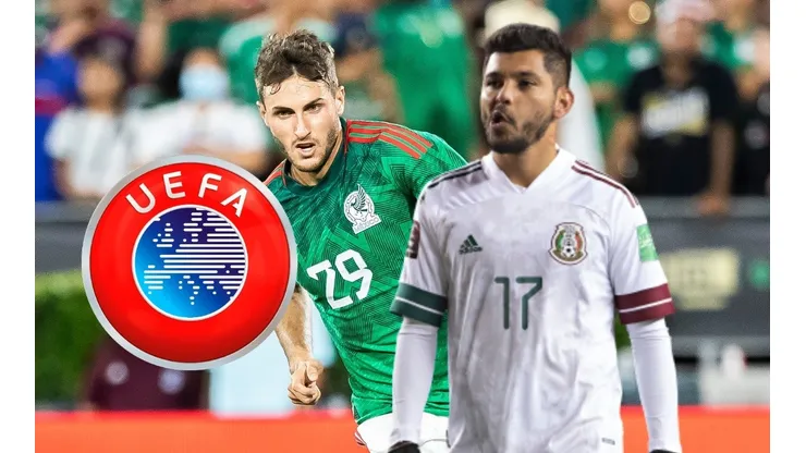 Santiago Giménez Tecatito Corona UEFA 2022