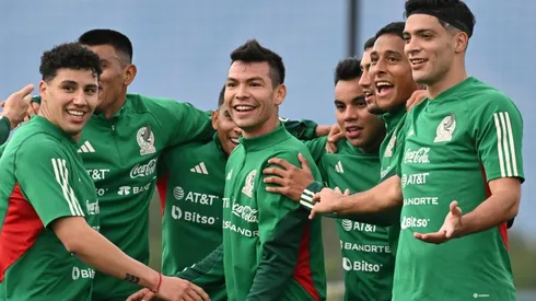 Último entrenamiento de México en Girona.
