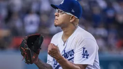 Julio Urías en la temporada 2022 de las Grandes Ligas.