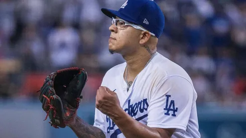 Julio Urías en la temporada 2022 de las Grandes Ligas.