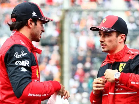 Carlos Sainz negó haber hecho "un Verstappen" con Leclerc