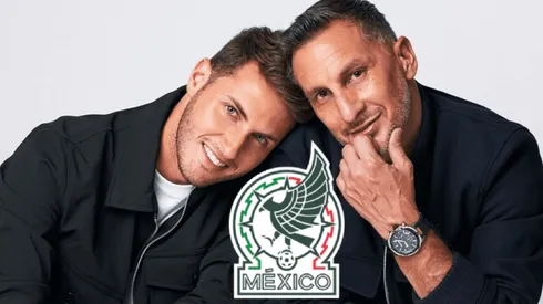 Santi Giménez recibe el apoyo de papá.