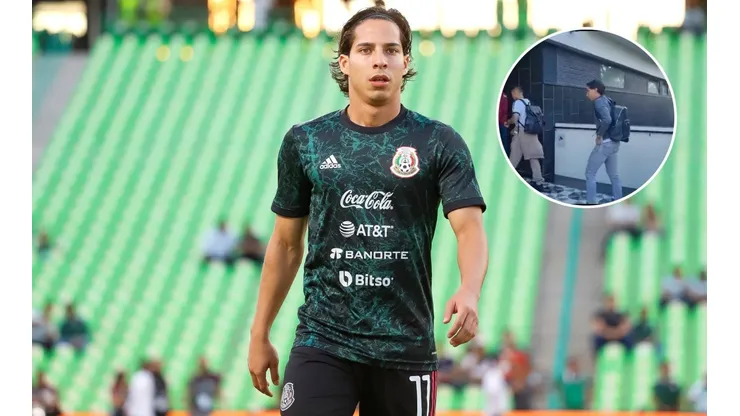 Lainez y Giménez vivieron un incómodo momento antes de ser desafectados.