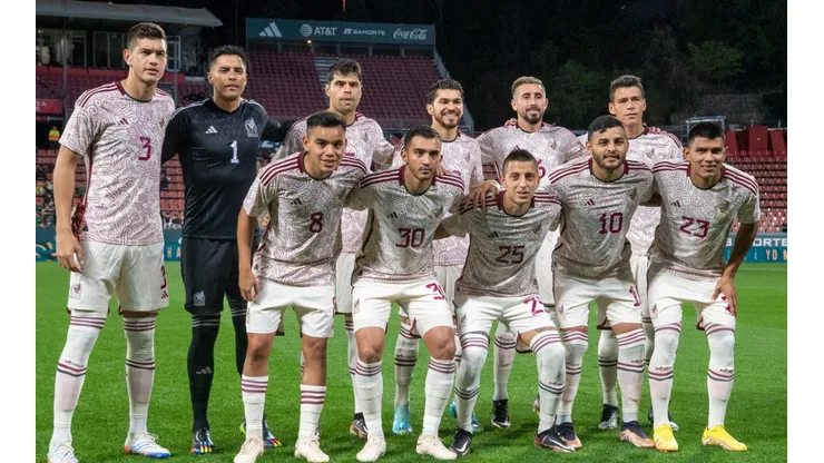 Los últimos once de México contra Irak.