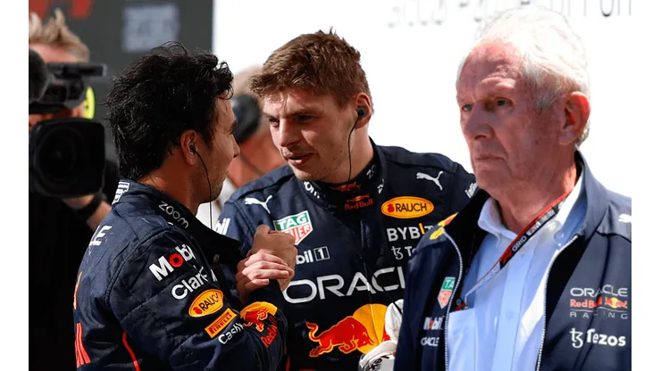 Pérez y Verstappen se sacaron chispas en el final del GP de Brasil.
