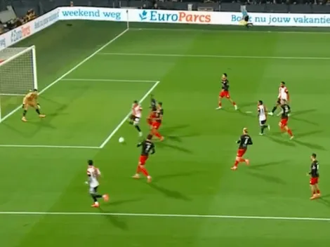 VIDEO | Santi Giménez enloquece a la afición con un increíble taquito