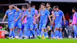 Cruz Azul en uno de sus últimos partidos del torneo Apertura 2022.