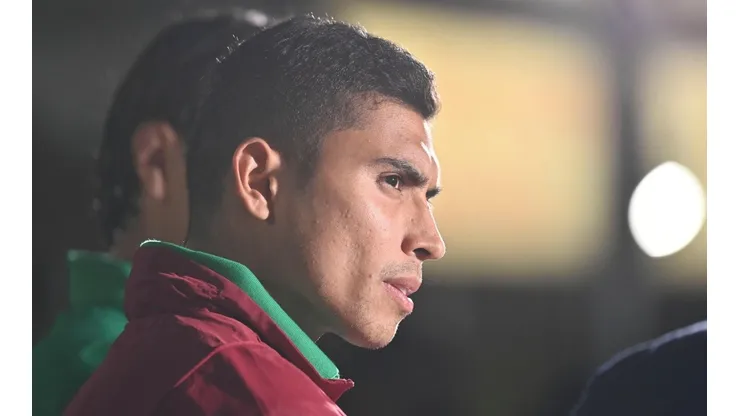 Orbelín Pineda en una concentración de la selección mexicana en septiembre de 2022.
