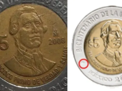 Así puedes reconocer la moneda de 5 pesos que vale hasta 500 mil pesos