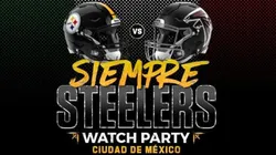 La Watch Party de los Steelers contra los Falcons.