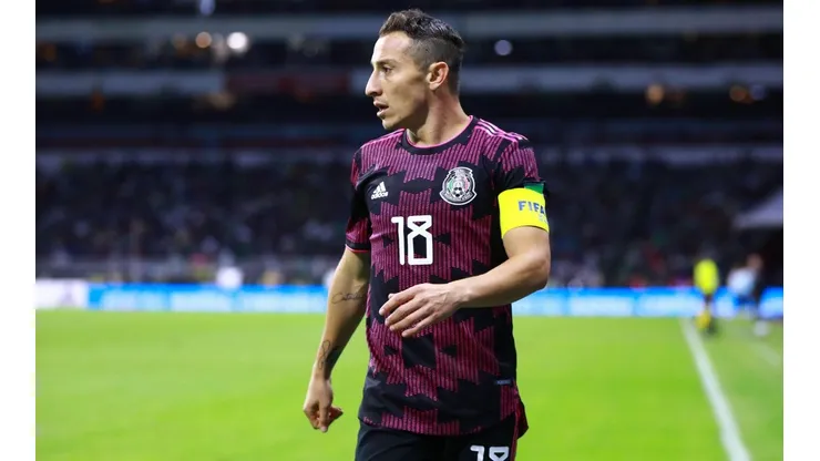 Andrés Guardado en la eliminatoria para la Copa del Mundo Qatar 2022.