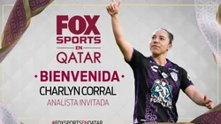 La presentación de Charlyn Corral como refuerzo de Fox Sports para Qatar 2022.