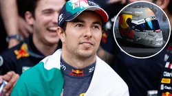 Checo presentó su casco para Brasil y le hizo un pedido a la FIA